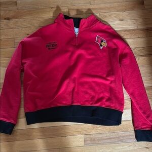 Red Illinois State University Quarter-Zip Sweatshirt